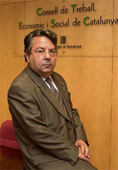 Imagen del presidente del Consejo de Trabajo Económico y Social de Catalunya, Rafael Hinojosa.