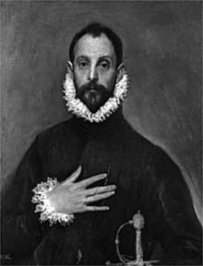 <i>El caballero de la mano en el pecho</i>, de El Greco.