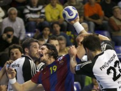 Laszlo Nagy en un partido de Champions de la pasada temporada.