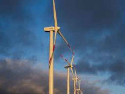 Instalación de energía eólica de Acciona Energía.