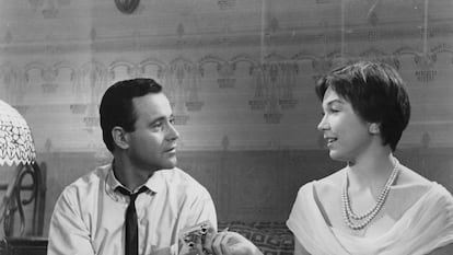 Jack Lemmon y Shirley McLaine en El apartamento, de Billy Wilder