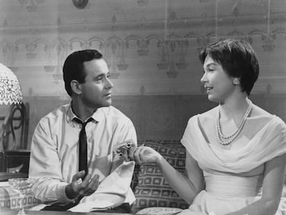 Jack Lemmon y Shirley McLaine en El apartamento, de Billy Wilder