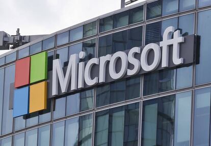 Logotipo de Microsoft, una de las empresas firmantes del pacto para erradicar el odio. 