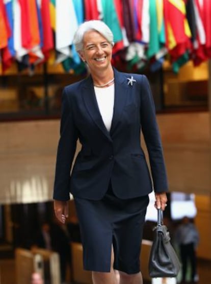 Christine Lagarde, directora gerente del FMI en Washington en julio de 2011.