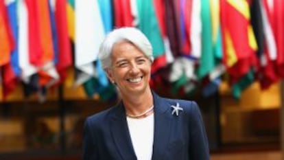 Christine Lagarde, directora gerente del FMI en Washington en julio de 2011.