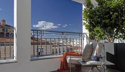 Vista desde una de las habitaciones del establecimiento.