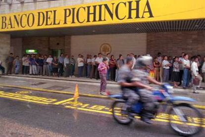 Una sucursal de Pichincha en Guayaquil, Ecuador.