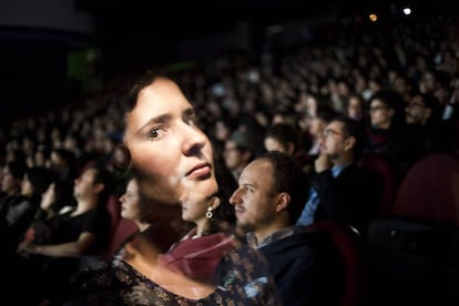 La&iacute;s Lifschitz, durante la presentaci&oacute;n del documental 