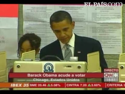 El histórico voto de Obama