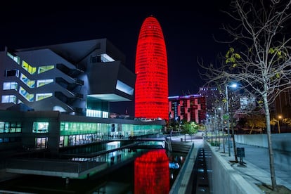 Torre Glóries, antigua Torre Agbar, pertenece a Merlin desde 2017. Para el mirador, ha contado con la colaboración de Mediapro para el contenido y la gestión.