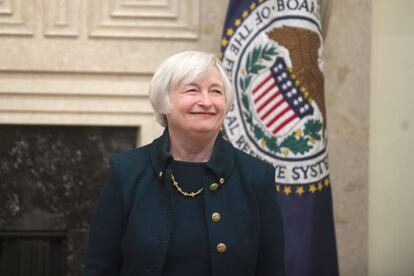 A nova presidenta da Reserva Federal, Janet Yellen.