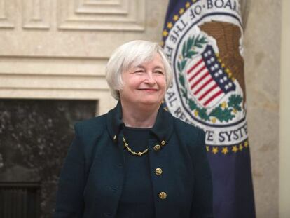 A nova presidenta da Reserva Federal, Janet Yellen.