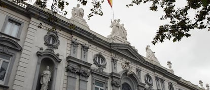 Fachada del Tribunal Supremo en Madrid.