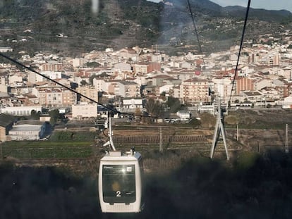 Telef&egrave;ric entre Olesa de Montserrat i Esparreguera.