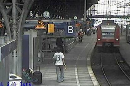 Imagen de uno de los sospechosos del atentado fallido en Alemania.