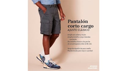 Pantalones cargo sobre fondo blanco.