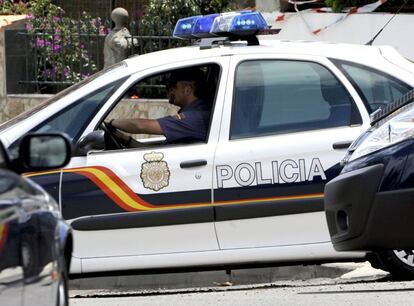Un coche de la Policía Nacional, en una imagen de archivo