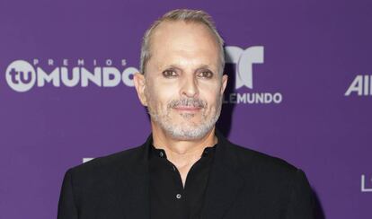 El cantante Miguel Bosé.