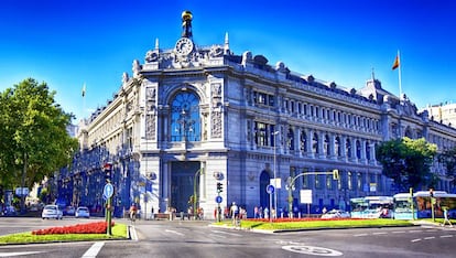 Fachada del Banco de España