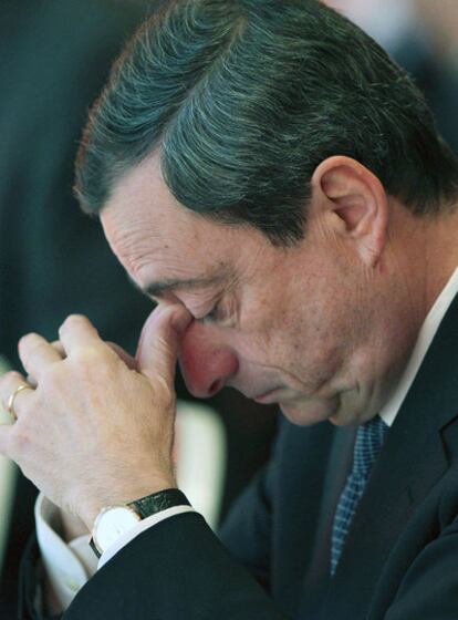 Draghi, en un congreso bancario en Alemania, en noviembre.