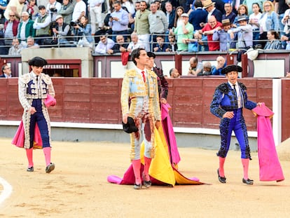 El Mene, en la vuelta al ruedo en el quinto de la tarde.