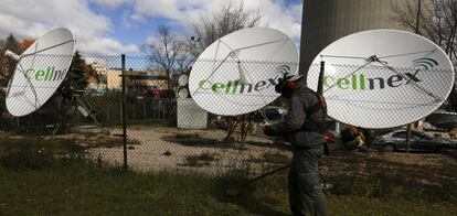 Instalaciones de Cellnex en Torre España.