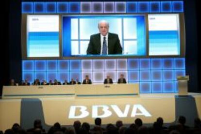 Junta de accionistas de BBVA.