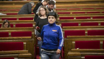La diputada de la CUP Anna Gabriel.