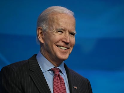 El presidente estadounidense Joe Biden en Wilmington, Delaware.