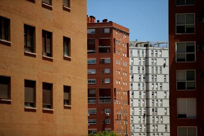 Edificios de vivienda protegida en Parla (Madrid)