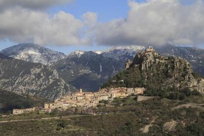 Sainte Agnès, en lo alto de Menton, está considerado como el pueblo más alto de Europa sobre un litoral.