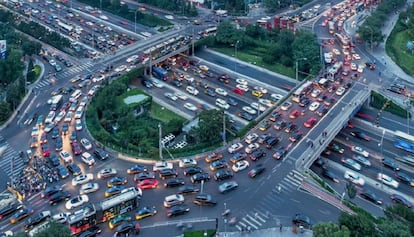 Ponte Chaoyang, em Pequim.