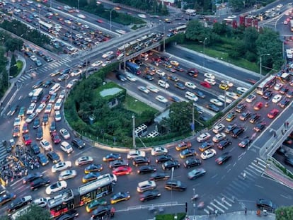 Ponte Chaoyang, em Pequim.