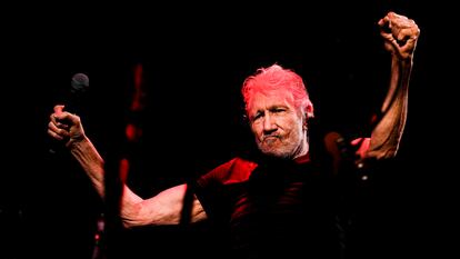 Roger Waters actuando el 21 de marzo de 2023 en el Palau Sant Jordi de Barcelona.