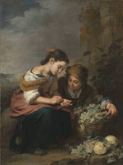 'La pequeña vendedora de fruta' (1670-1680), óleo de la Alte Pinakothek de Múnich.