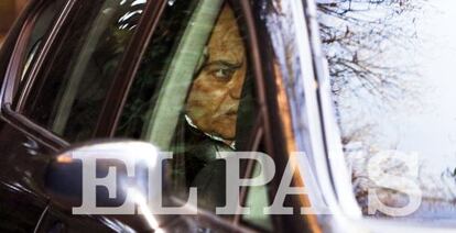 El expresidente de la CEOE Gerardo Díaz Ferrán, tras ser detenido.
