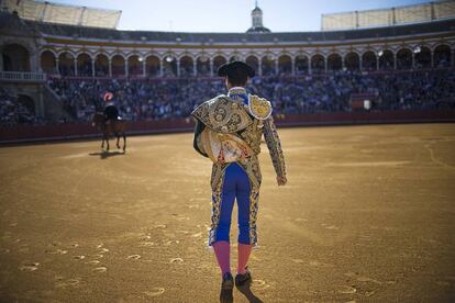 Paseíllo en la Maestranza de Sevilla.