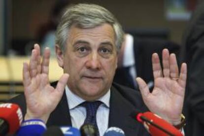 El comisario europeo de Industria, Antonio Tajani. EFE/Archivo