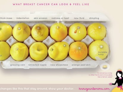 #KnowYourLemons: Uma foto e 12 limões para aprender a detectar o câncer de mama