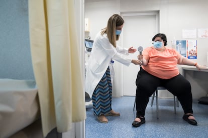 Sandra Pérez,que sufre obesidad, es una de las pacientes de máxima complejidad que atiende la unidad integral de Vall d’Hebron.