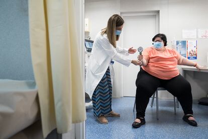 Sandra Pérez,que sufre obesidad, es una de las pacientes de máxima complejidad que atiende la unidad integral de Vall d’Hebron.