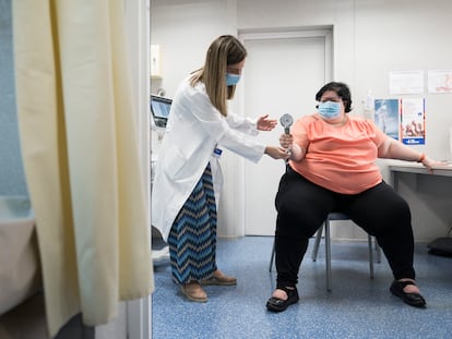 Sandra Pérez,que sufre obesidad, es una de las pacientes de máxima complejidad que atiende la unidad integral de Vall d’Hebron.