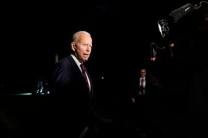 Joe Biden, en la Casa Blanca, este miércoles.