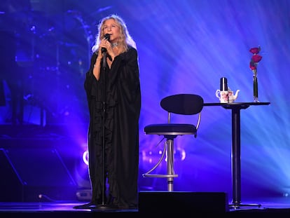 Barbra Streisand, en un concierto celebrado en Chicago, en agosto de 2019.