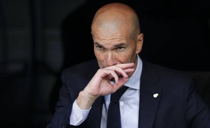 Zidane, en Champions contra el Brujas.
