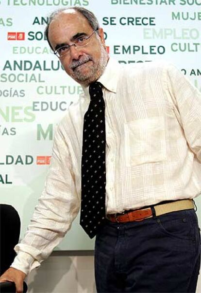 Alfonso Perales, ayer, en Sevilla.