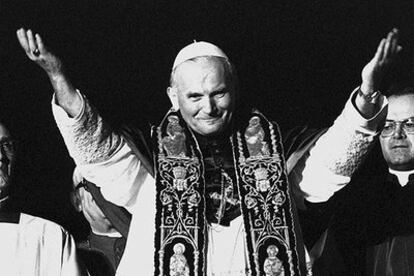 El polaco Karol Wojtyla, el día en que fue elegido Papa con el nombre de Juan Pablo II.