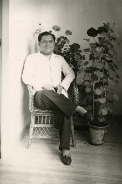 Ben-Cho-Shey, en la casa familiar de Ourense, en 1936.