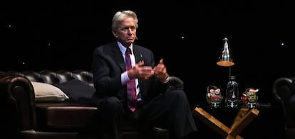 Michael Douglas, en el charla de este domingo en la que habló sobre el estado de salud de Val Kilmer.