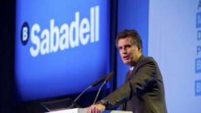 Fotografía facilitada por el banco Sabadell de su consejero delegado, Jaime Guardiola.
